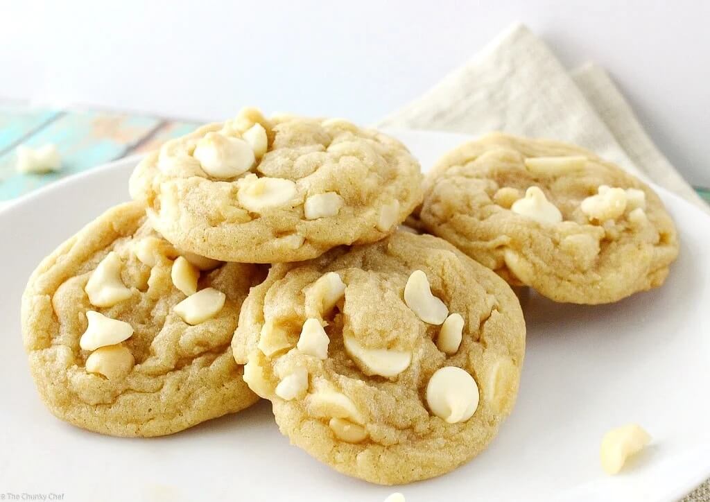 white chip macadamia nut cookie