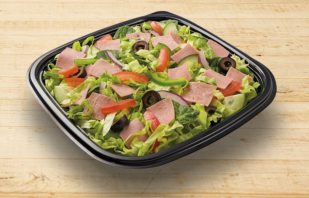 cold cut combo salad from subway