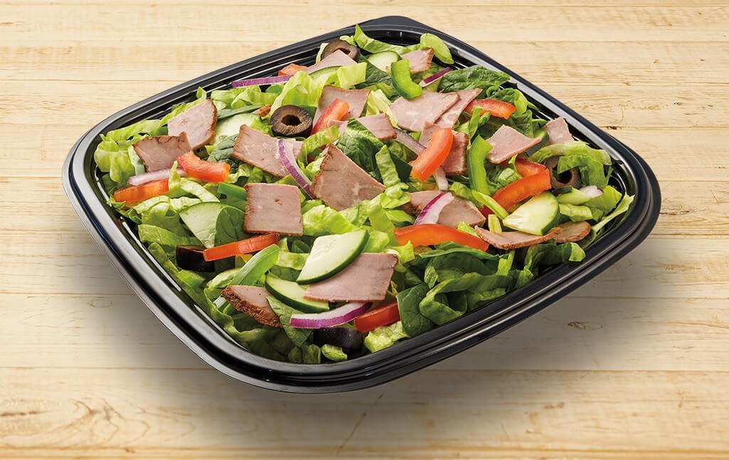roast beef salad from subway